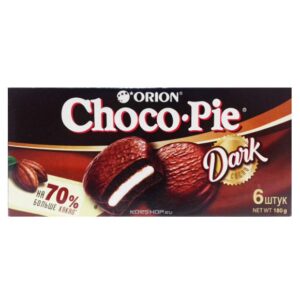 შოკოლადის ბისკვიტი "Choco Pie Dark" (30გრ. 6 ცალიანი)