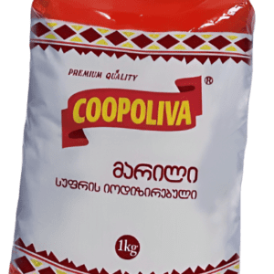 Coopoliva მარილი იოდიზირებული 1კგ