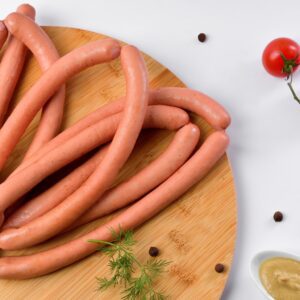 ტკაცუნა სოსისი ბუნებრივ გარსაცმში 0.500 კგ