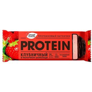 ბატონჩიკი პროტეინით Smart Formula მარწყვი 40გრ