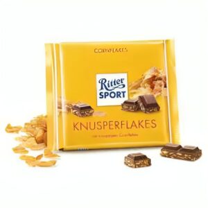 შოკოლადი /რიტერ სპორტი/ რძიანი, სიმინდის ფანტელებით 250 გრ