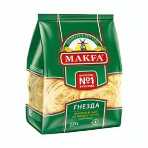 მაკარონი მაკფა 290-2 ტელიატელე (ლაპშა გრძელი, ბუდეები) 225 გრx18