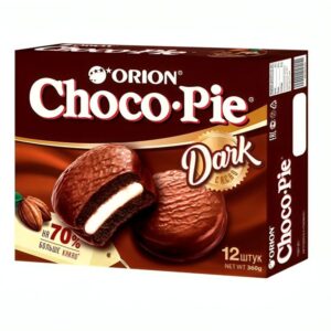 შოკოლადის ბისკვიტი "Choco Pie Dark" (30გრ. 12 ცალიანი)