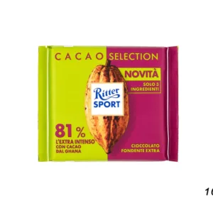 შოკოლადი /რიტერ სპორტი/ შავი 81% ექსტრა  100 გრ