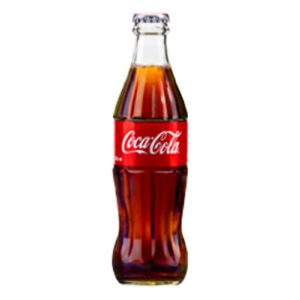 0.330ლ კოკა-კოლა შაქრის გარეშე შუშის ბოთლი